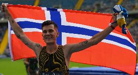 Jakob Ingebrigtsen Sets New World Record In Men's 3000m At Wanda Diamond League In Silesia