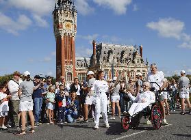 Paris Paralympics: Torch relay