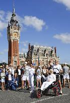 Paris Paralympics: Torch relay