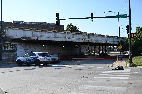 Unidentified Adult Male Shot And Killed On West Cermak Road In Chicago Illinois