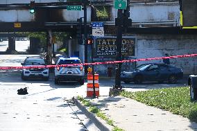 Unidentified Adult Male Shot And Killed On West Cermak Road In Chicago Illinois