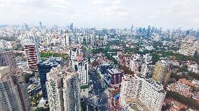 City Skyline of High-rise Buildings in Shanghai