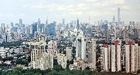 City Skyline of High-rise Buildings in Shanghai