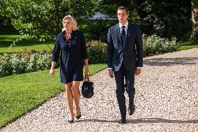 President Macron Meets With RN Party - Paris