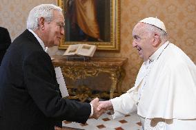 Pope Francis Meets Ambassador Of Ecuador - Vatican