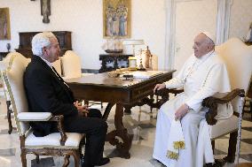 Pope Francis Meets Ambassador Of Ecuador - Vatican