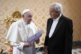 Pope Francis Meets Ambassador Of Ecuador - Vatican