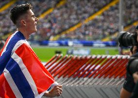 Jakob Ingebrigtsen Sets New World Record In Men's 3000m At Wanda Diamond League In Silesia