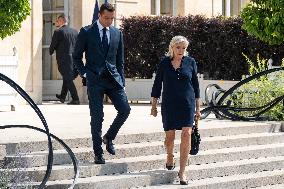 Le Pen And Bardella The Elysee - Paris