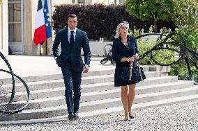 Le Pen And Bardella The Elysee - Paris