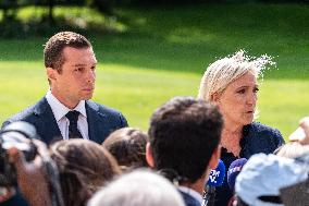 Le Pen And Bardella The Elysee - Paris