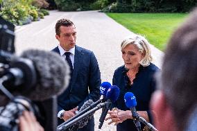 Le Pen And Bardella The Elysee - Paris