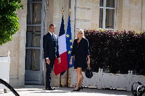 Meeting Between Representatives Of The Rassemblement National And Emmanuel Macron At Palais Elysée, In Paris