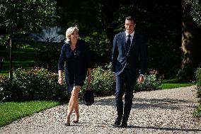 Meeting Between Representatives Of The Rassemblement National And Emmanuel Macron At Palais Elysée, In Paris