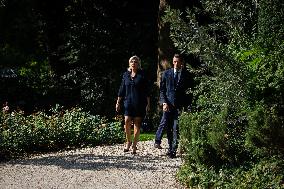 Meeting Between Representatives Of The Rassemblement National And Emmanuel Macron At Palais Elysée, In Paris