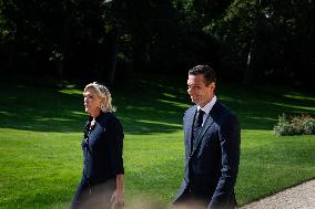 Meeting Between Representatives Of The Rassemblement National And Emmanuel Macron At Palais Elysée, In Paris