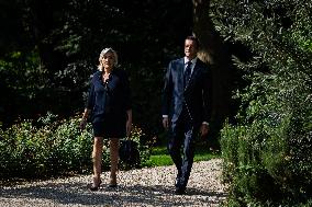 Meeting Between Representatives Of The Rassemblement National And Emmanuel Macron At Palais Elysée, In Paris