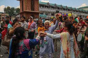 Pandits Celebrate Janmashtami Festival In Kashmir