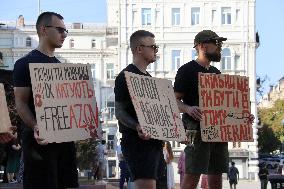 Dont Be Silent! Captivity Kills! rally in Kyiv