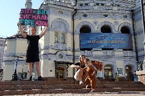 Dont Be Silent! Captivity Kills! rally in Kyiv