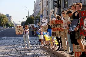 Dont Be Silent! Captivity Kills! rally in Kyiv