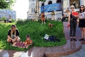 Dont Be Silent! Captivity Kills! rally in Kyiv