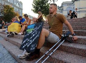 Dont Be Silent! Captivity Kills! rally in Kyiv