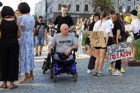 Dont Be Silent! Captivity Kills! rally in Kyiv