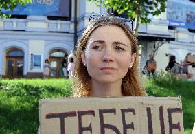 Dont Be Silent! Captivity Kills! rally in Kyiv