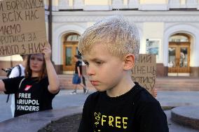 Dont Be Silent! Captivity Kills! rally in Kyiv