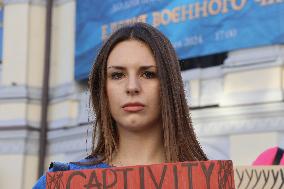 Dont Be Silent! Captivity Kills! rally in Kyiv