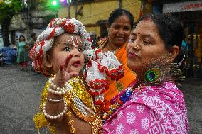 Krishna Janmashtami Celebration In India.