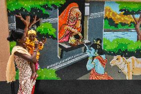 Krishna Janmashtami Celebration In India.