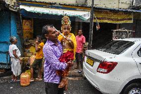 Krishna Janmashtami Celebration In India.