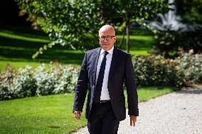 Meeting Between Éric Ciotti And Emmanuel Macron At Palais Elysée, In Paris