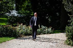 Meeting Between Éric Ciotti And Emmanuel Macron At Palais Elysée, In Paris