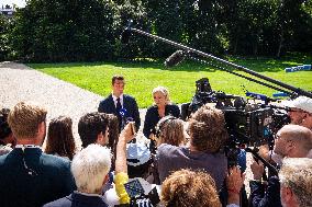 Meeting Between Representatives Of The Rassemblement National And Emmanuel Macron At Palais Elysée, In Paris