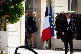 Meeting Between Representatives Of The Rassemblement National And Emmanuel Macron At Palais Elysée, In Paris