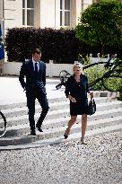 Meeting Between Representatives Of The Rassemblement National And Emmanuel Macron At Palais Elysée, In Paris