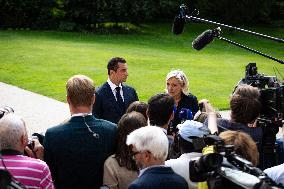 Meeting Between Representatives Of The Rassemblement National And Emmanuel Macron At Palais Elysée, In Paris