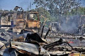 Aftermath of Russian missile and drone attack in Odesa regionAftermath of Russian missile and drone attack in Odesa region