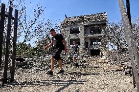 Aftermath of Russian missile and drone attack in Odesa regionAftermath of Russian missile and drone attack in Odesa region