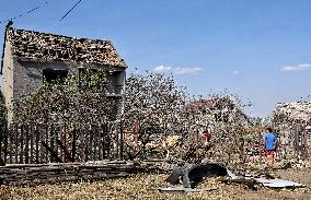 Aftermath of Russian missile and drone attack in Odesa regionAftermath of Russian missile and drone attack in Odesa region