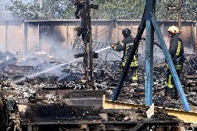 Aftermath of Russian missile and drone attack in Odesa regionAftermath of Russian missile and drone attack in Odesa region