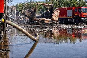 Aftermath of Russian missile and drone attack in Odesa regionAftermath of Russian missile and drone attack in Odesa region