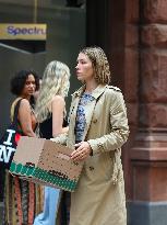 Jessica Biel On Set - NYC