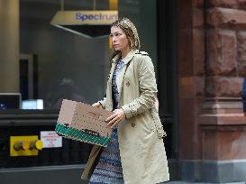 Jessica Biel On Set - NYC