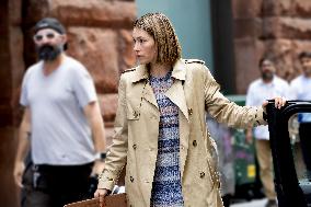 Jessica Biel On Set - NYC