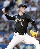 Baseball: Lotte pitcher Sasaki