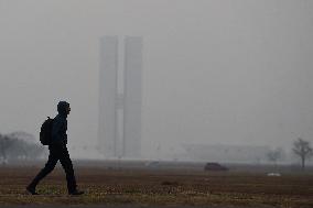 Brasilia Covered In Smoke From Wildfires - Brazil